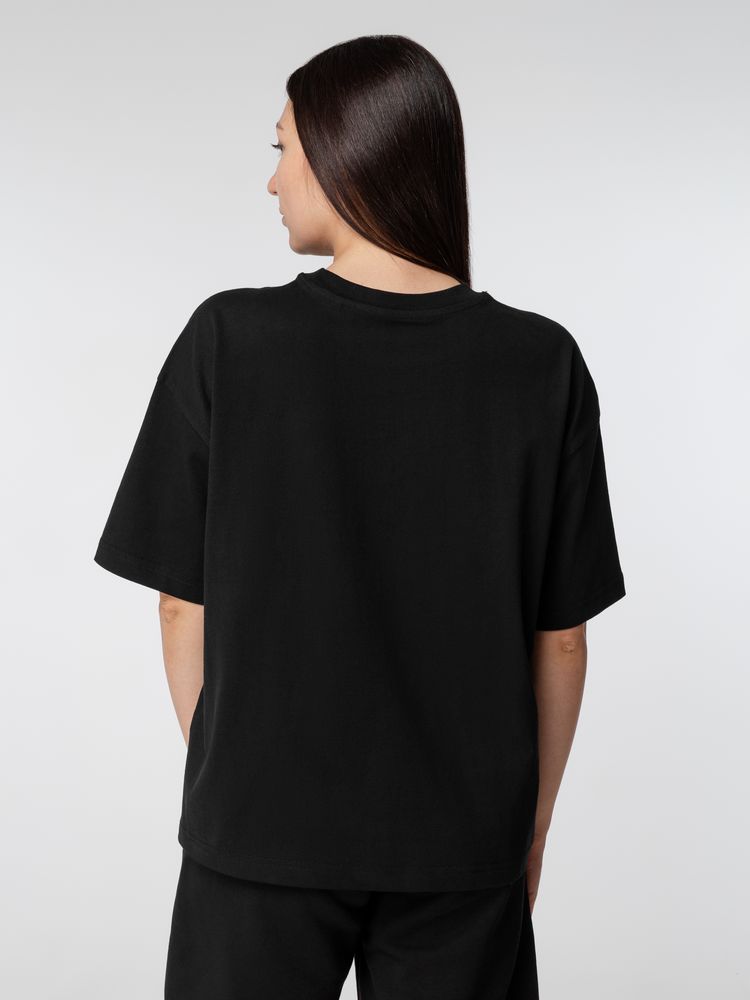 Футболка оверсайз женская Boxy Women, черная-2