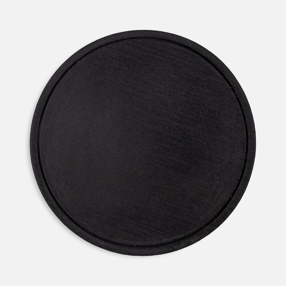 Лейбл из ПВХ Dzeta Round, L, черный-1