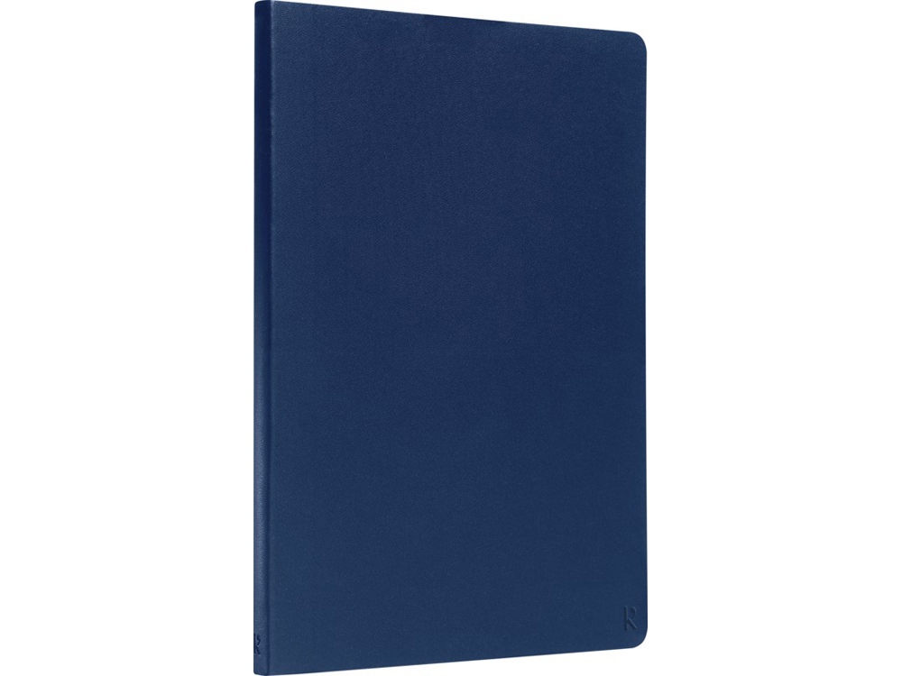 Блокнот в твердом переплете Karst формата A5, темно-синий-0