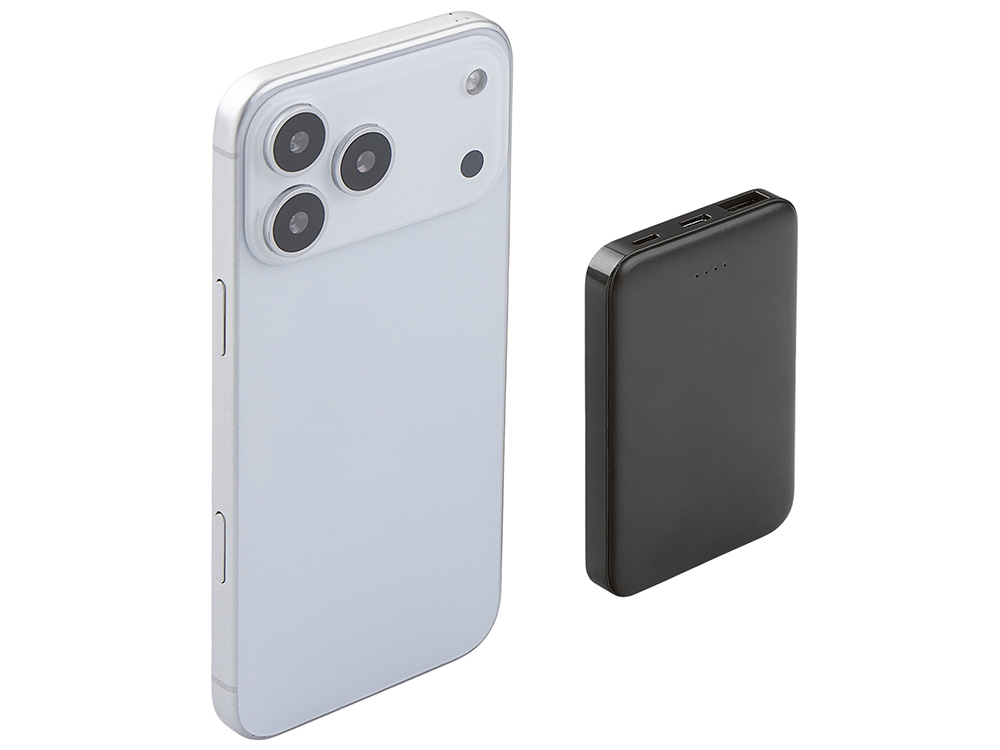 Внешний аккумулятор Simp, 5000 мАч, черный-6