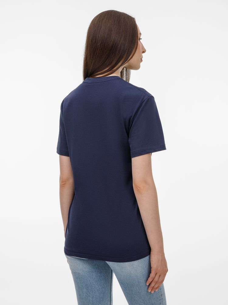 Футболка унисекс T-Bolka 180, темно-синяя-6