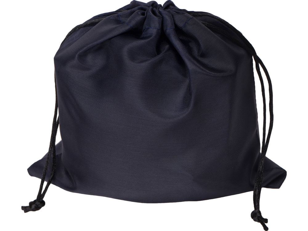 Подушка под шею с помпой Push, синий-7