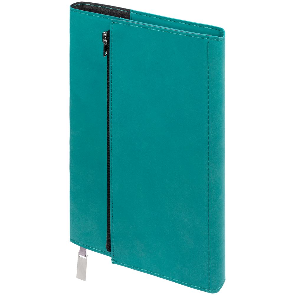 Ежедневник Grace на заказ, недатированный, бирюзовый-1