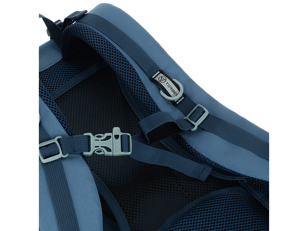 Туристический рюкзак TORBER КЕМПИНГ, синий, полиэстер, 31 х 51 х 14 см-8