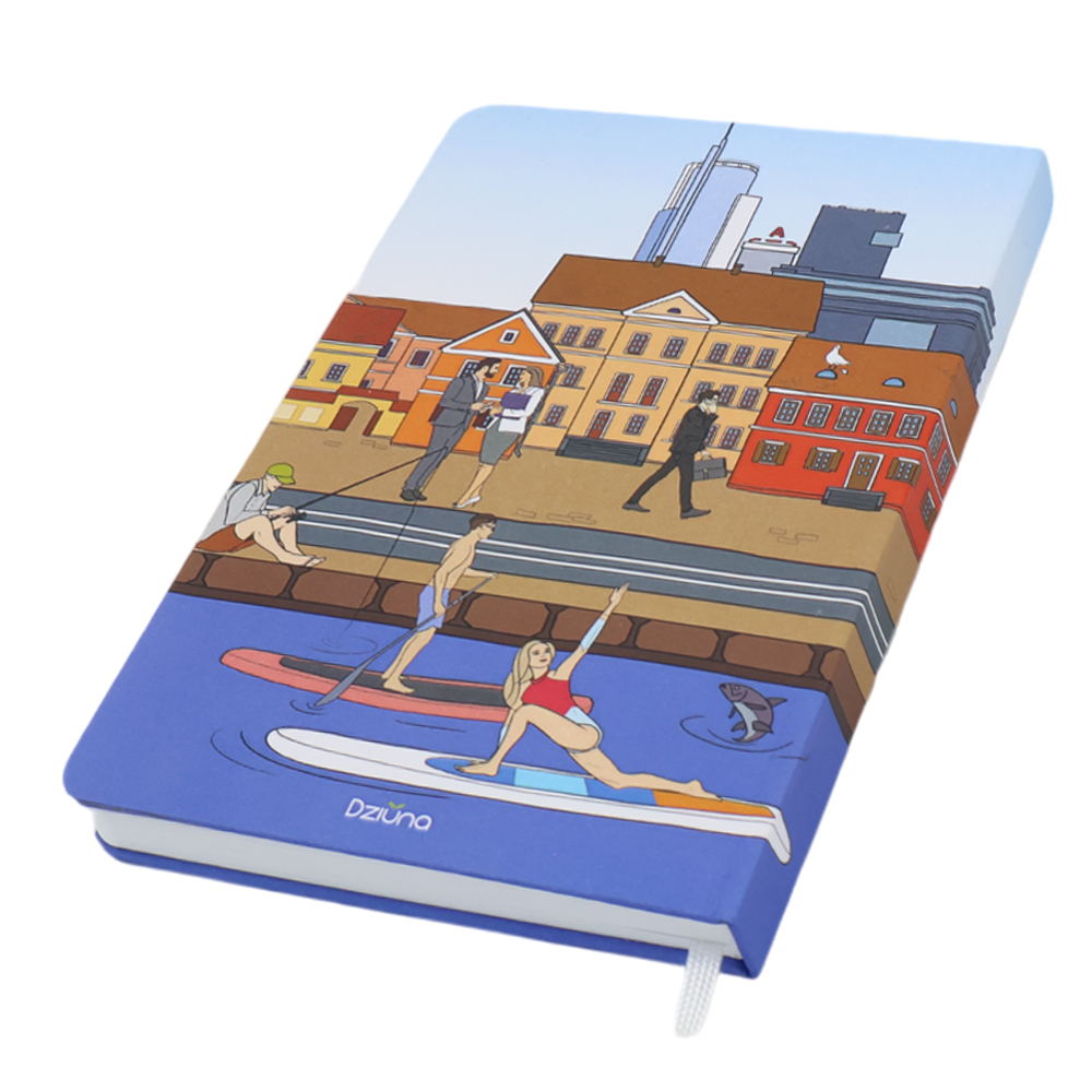 Записная книжка A5 Dziuna Немига в клетку 15, Немига-1