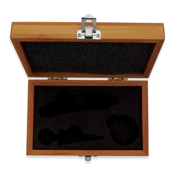 Набор винный, древесный-8