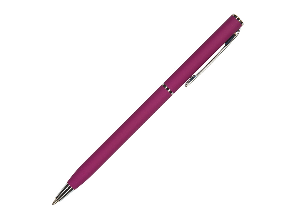 Ручка шариковая автоматическая BrunoVisconti® PALERMO цвет корпуса бордовый, soft-touch, 0.7 мм-0