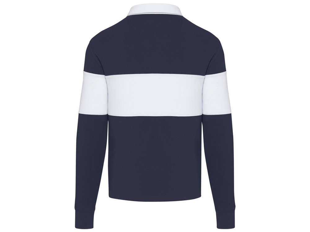 Clyde толстовка-поло унисекс для регби - Темно - синий / Белый-2