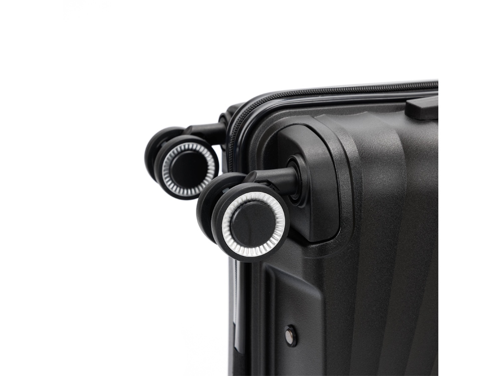 Чемодан TORBER Nevo, чёрный, полипропилен, 40 х 25 х 55 см, 32 л-7