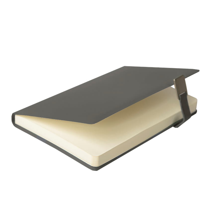 Ежедневник недатированный Spirit , формат А5, в линейку, серый-5