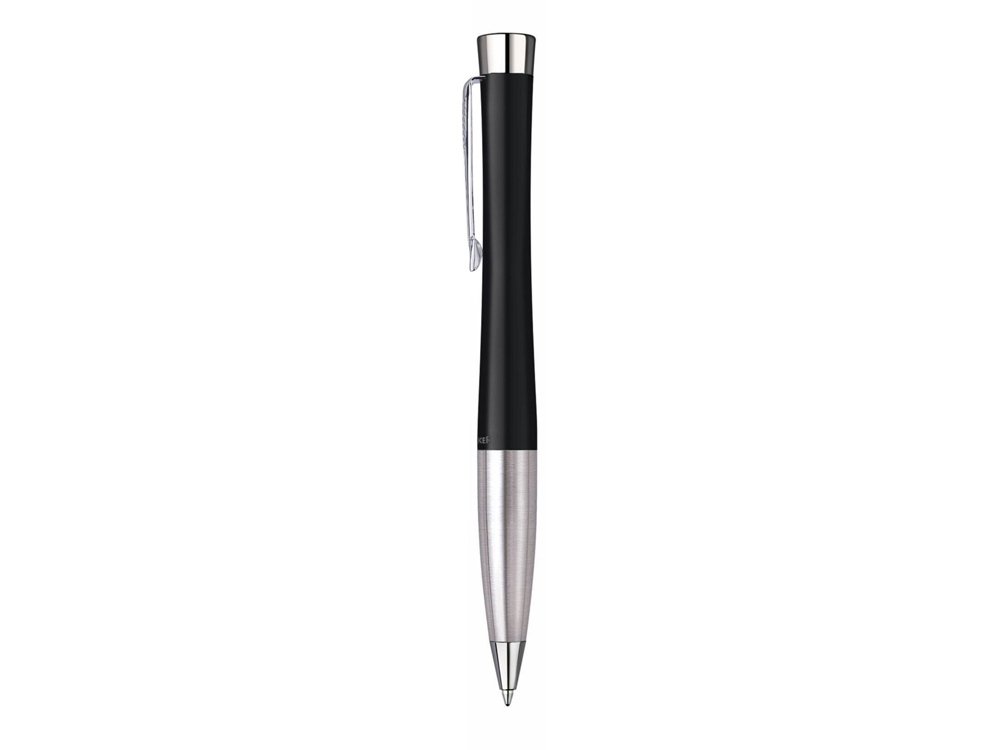 Ручка шариковая Parker модель Urban Muted Black CT в футляре, черный/серебристый-1