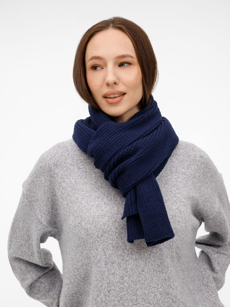 Шарф Catch Match, темно-синий-5