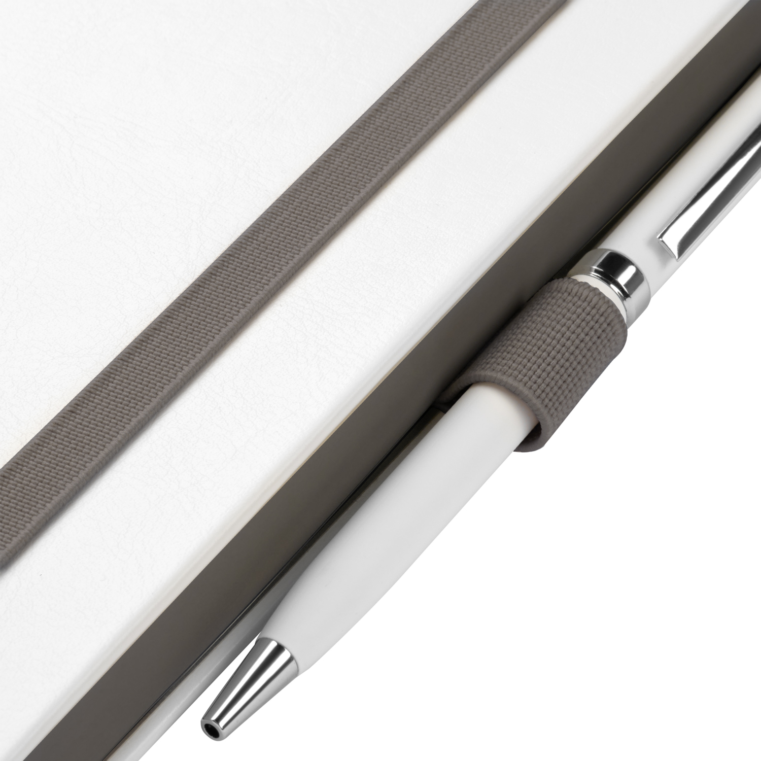 Ежедневник Arctic недатированный, белый/темно-серый-7