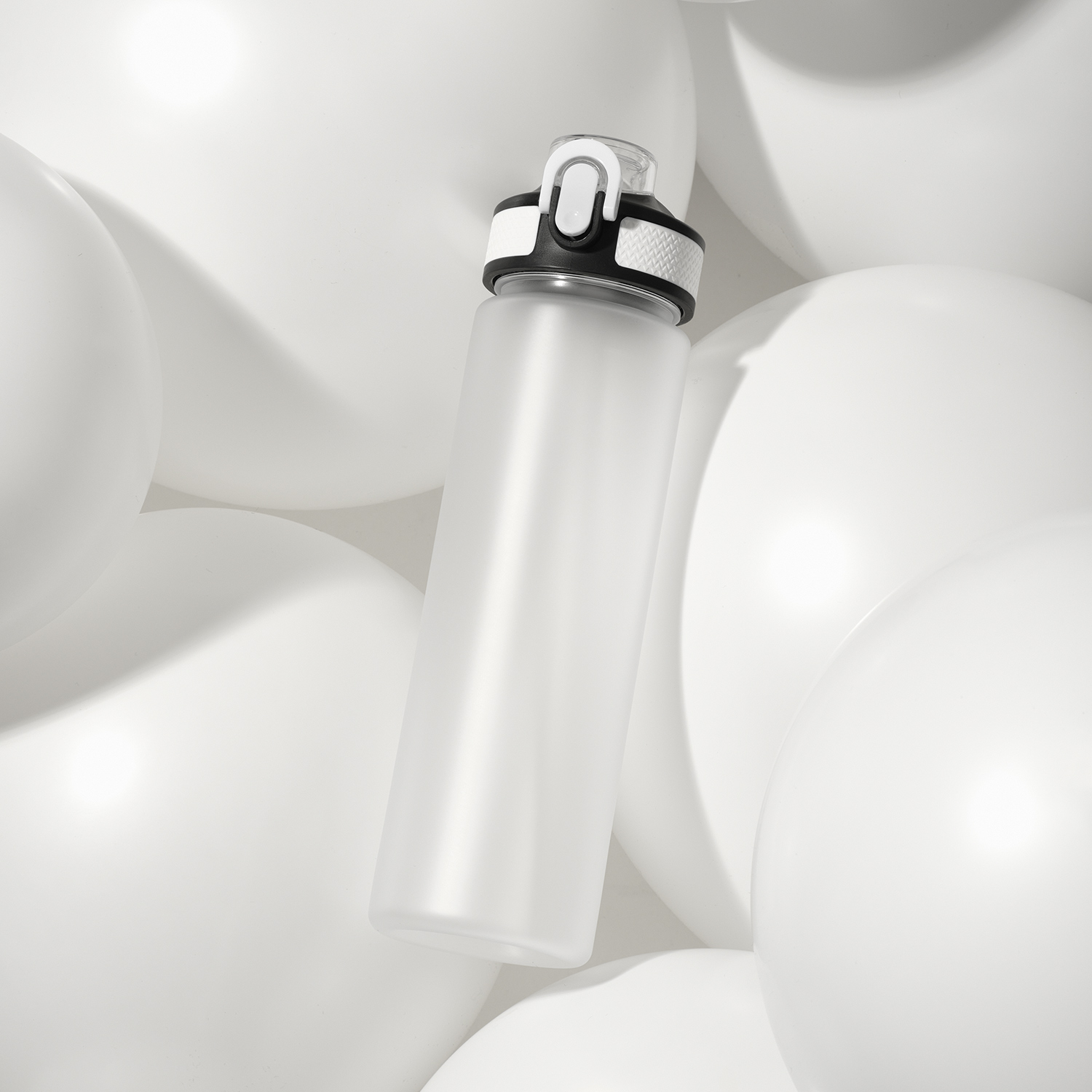 Бутылка для воды Флип (Flip), белая-11