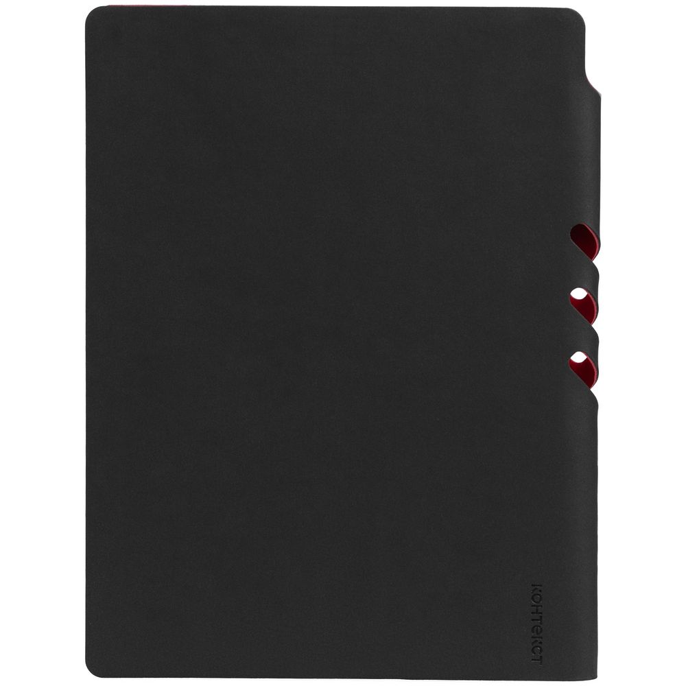 Ежедневник Flexpen Black, недатированный, черный с красным-3