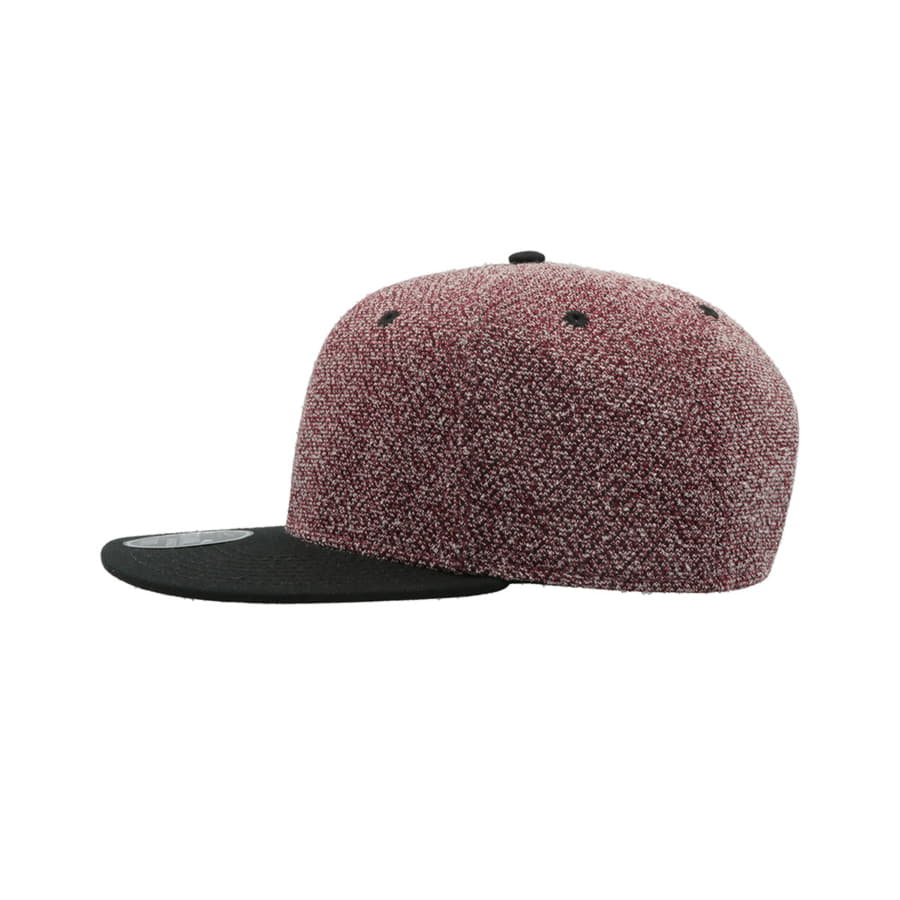 Бейсболка KIK, 6 клиньев, пластиковая застежка, красный-2