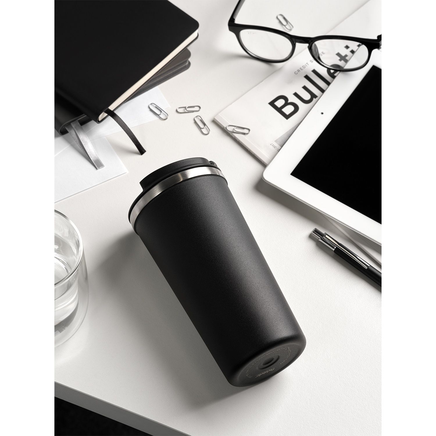 Термокружка вакуумная Palermo, черная-12