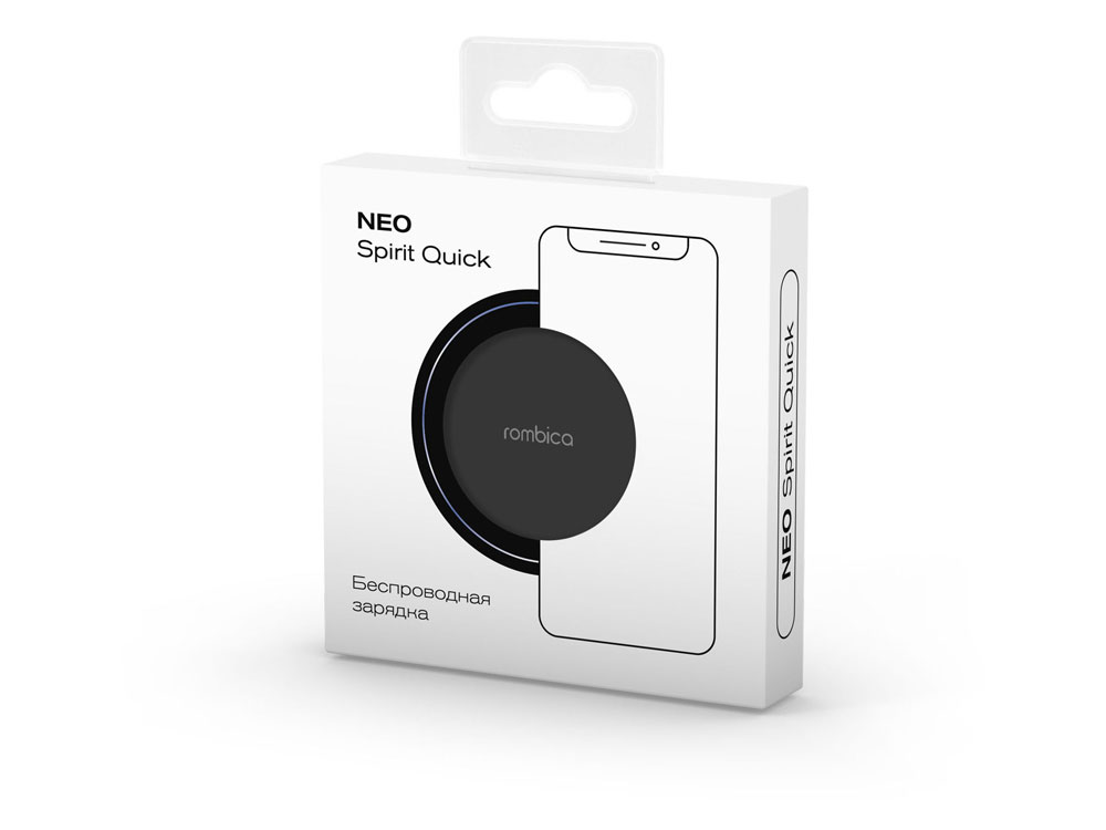 Беспроводное зарядное устройство Rombica NEO Spirit Quick Black-4