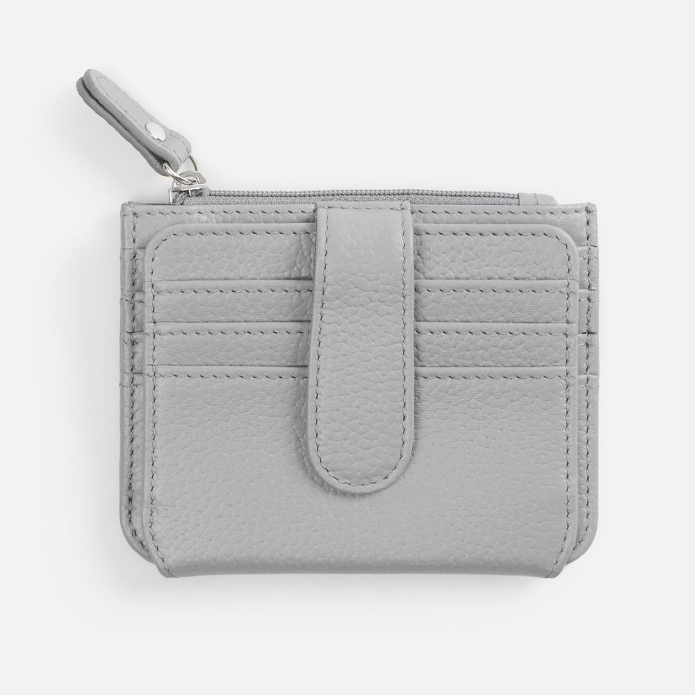 Картхолдер на молнии Unison, серый-1