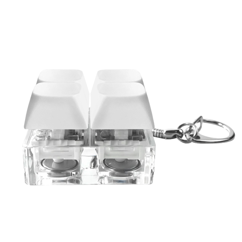 Брелок Press Anti Stress с LED подсветкой, Белый-0