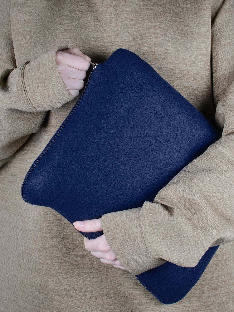 Дорожный плед-подушка Pathway 2, синий-9