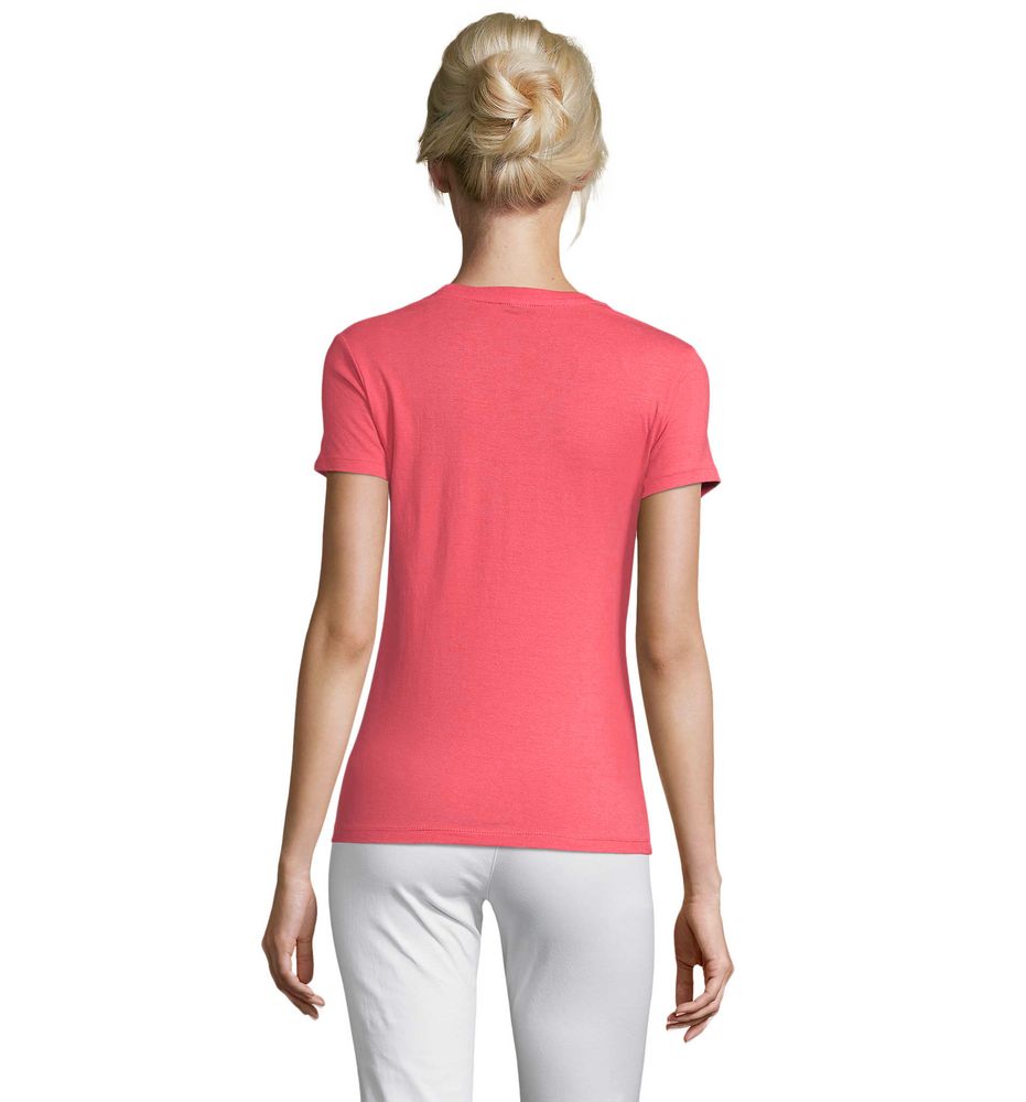 Футболка женская Regent Women, розовая (коралловая)-4