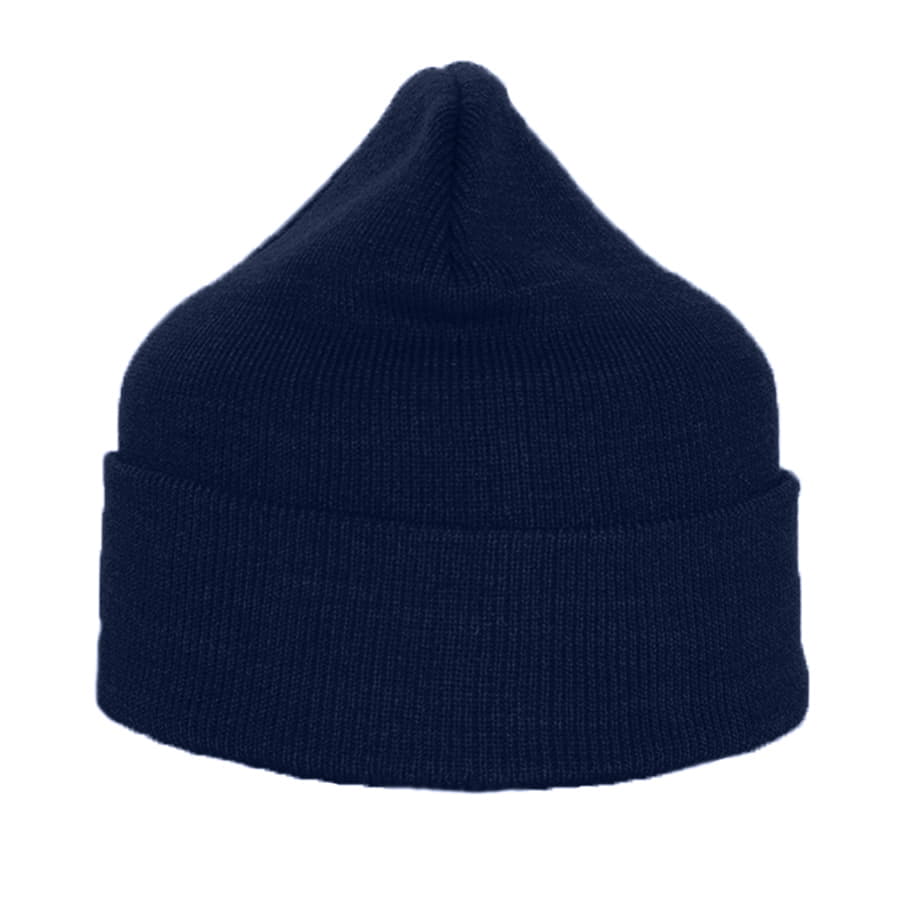 Шапка вязаная двойная ESSENTIAL, темно-синий-2