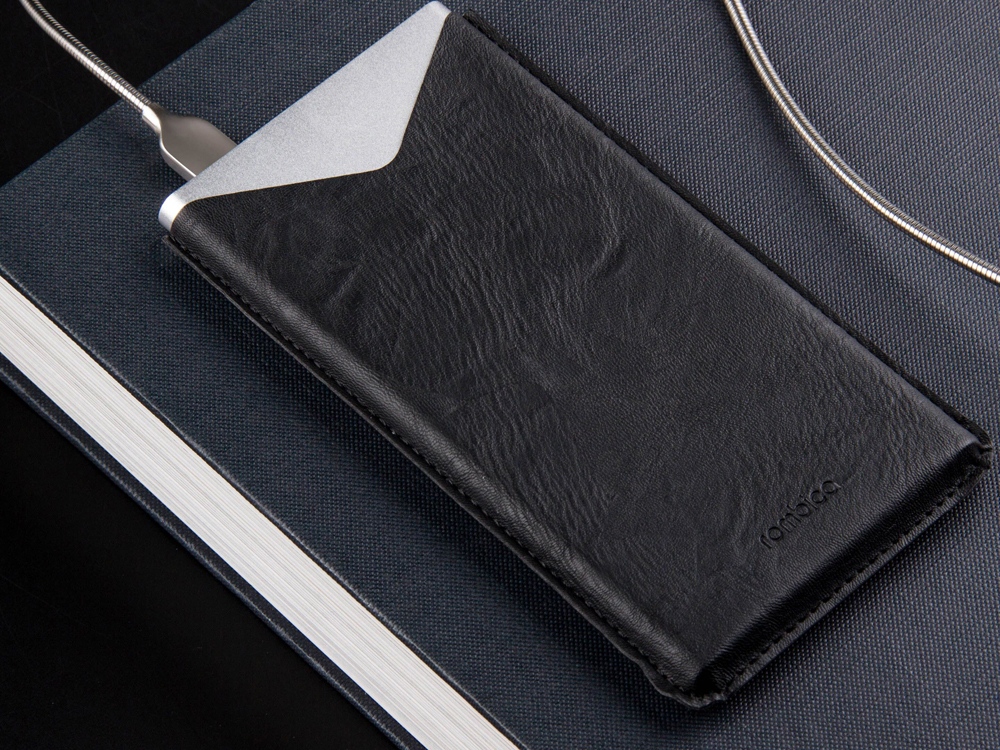 Внешний аккумулятор Rombica NEO AX100L, 10 000 мАч, алюминий, серебристый, чехол-7