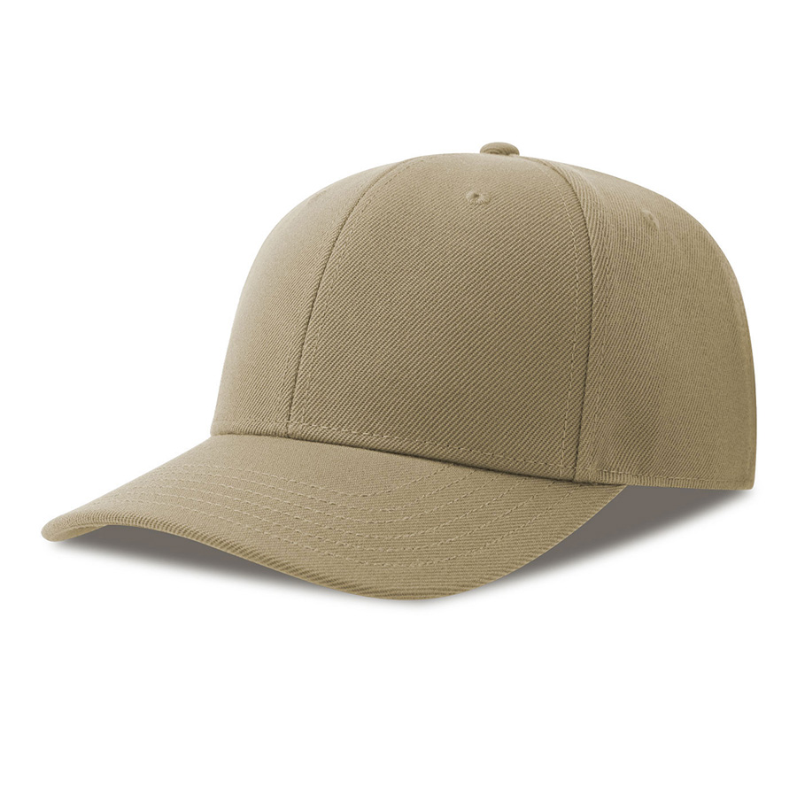Бейсболка BEAT-S, 6 клиньев, пластиковая застежка, бежевый-0
