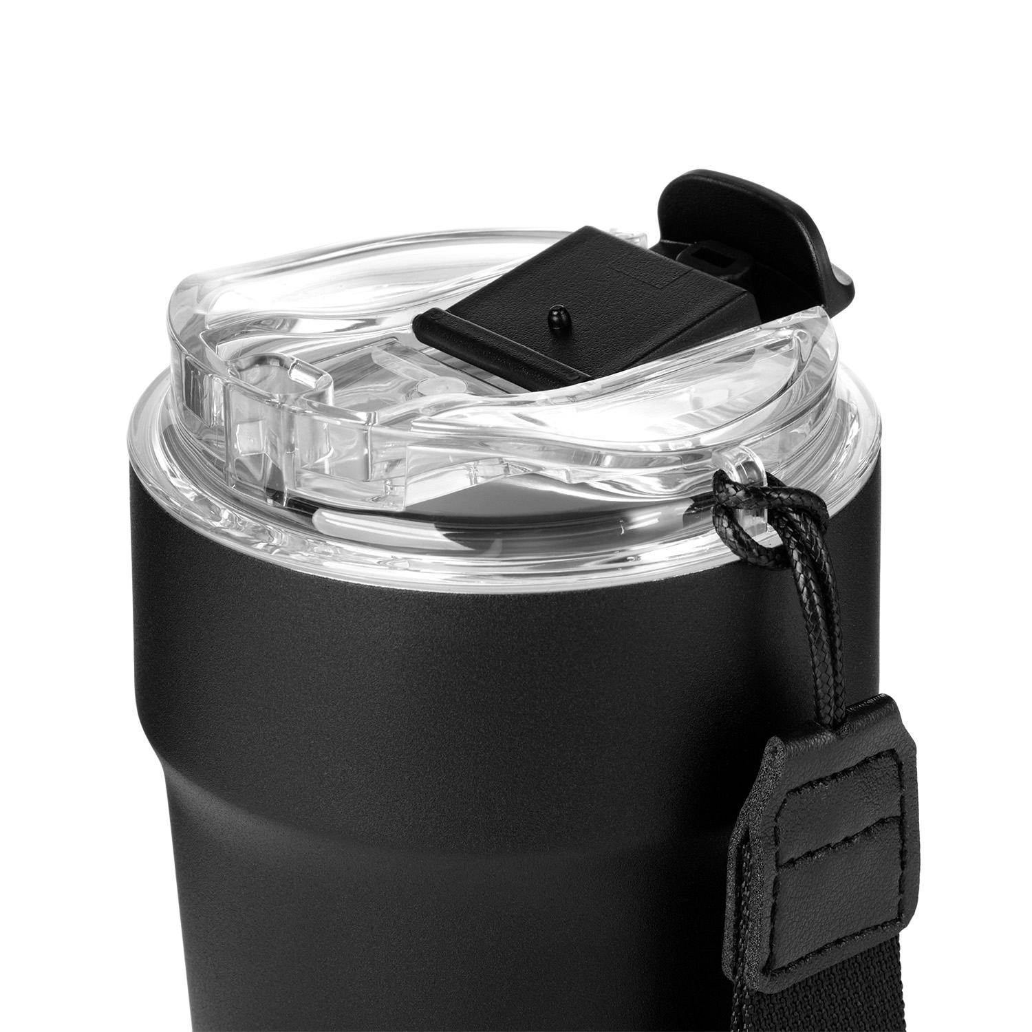 Термокружка вакуумная Монако (Monaco), черная-6