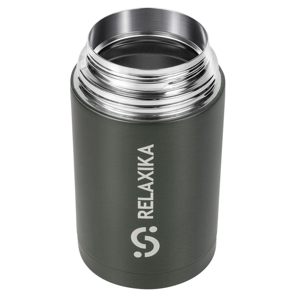Термос для еды Relaxika 1000, хаки-2