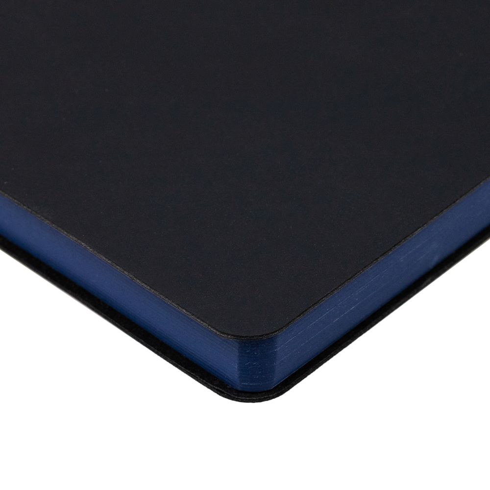 Ежедневник Bookmark, недатированный, черный с синим-2