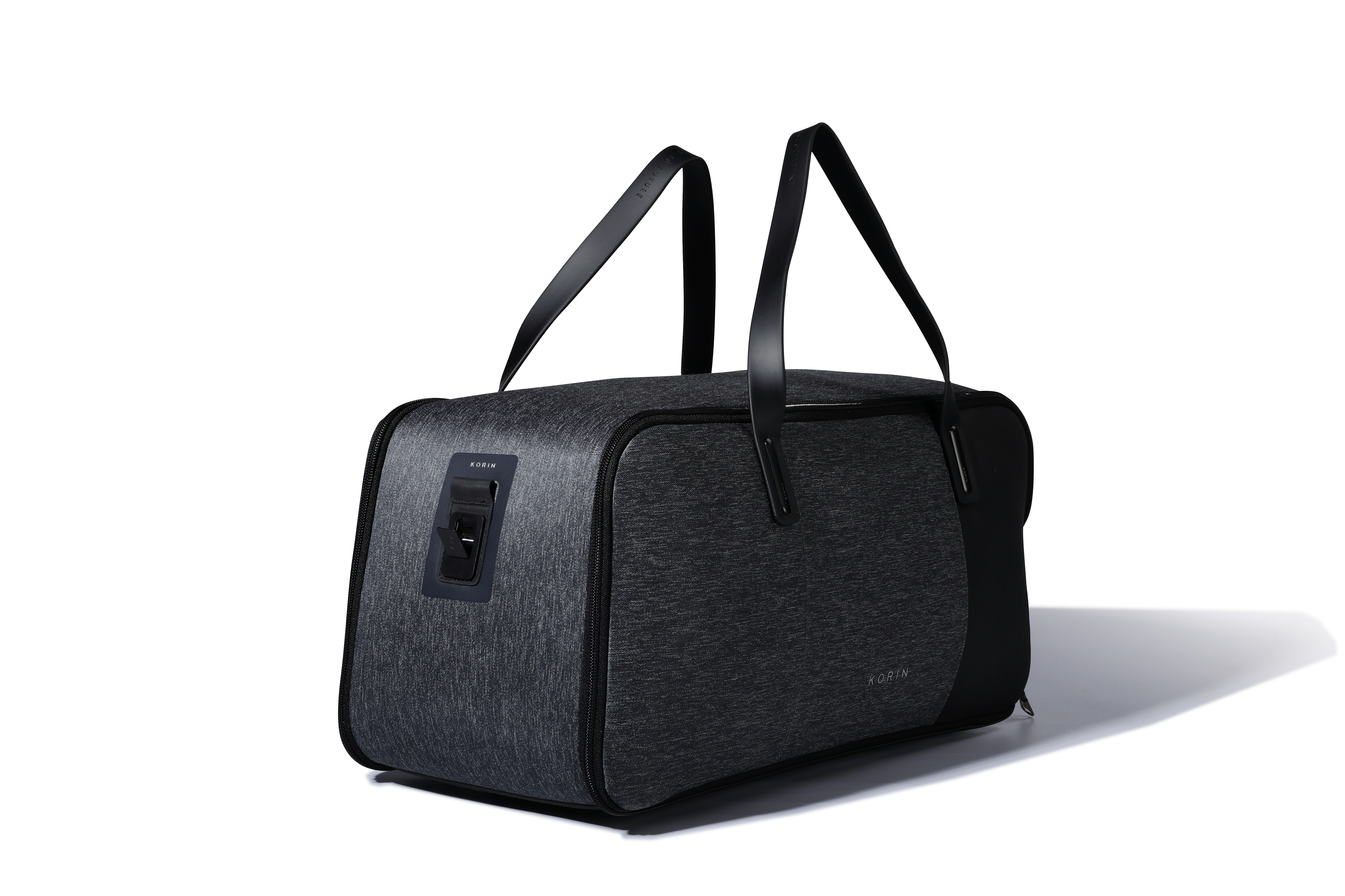 Дорожная сумка FlexPack Go 53х23х26 см, темно-серая-3