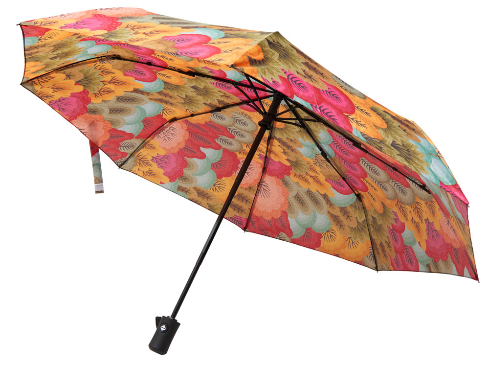 Зонт складной с возможностью полноцветной печати-0