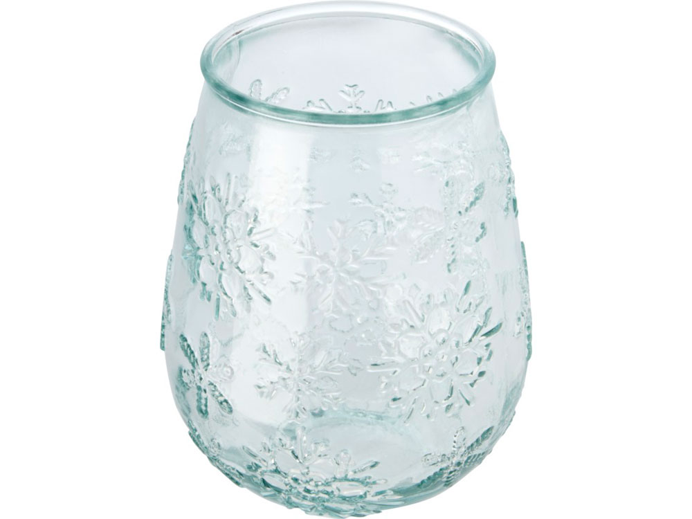 Подставка для чайной свечи Faro из переработанного стекла, прозрачный-0