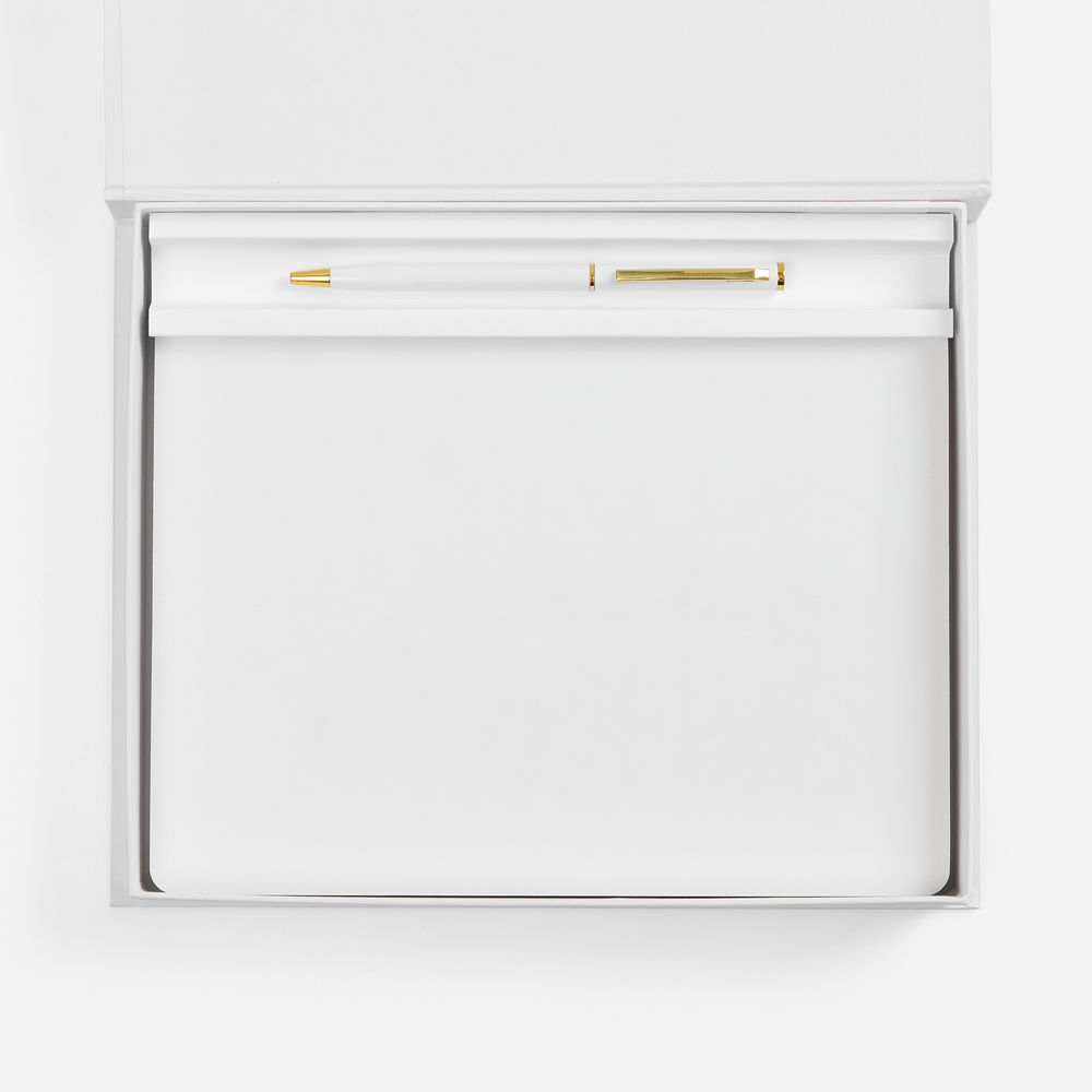 Набор Nebraska Flex, белый с золотистым-2