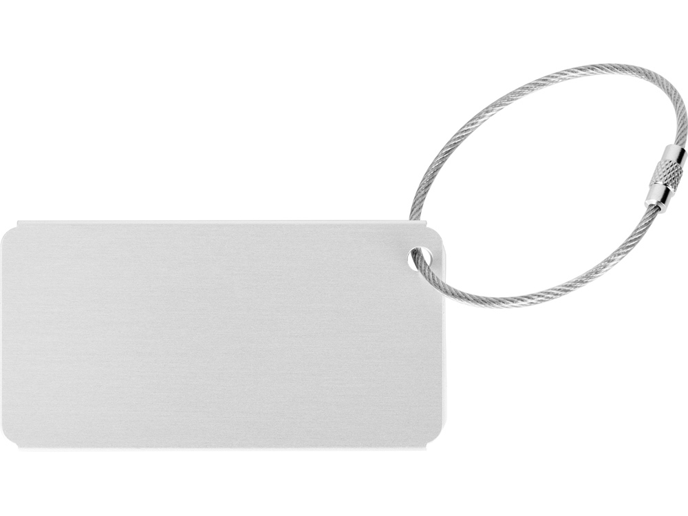 Бирка для багажа Travel, серебристый-3