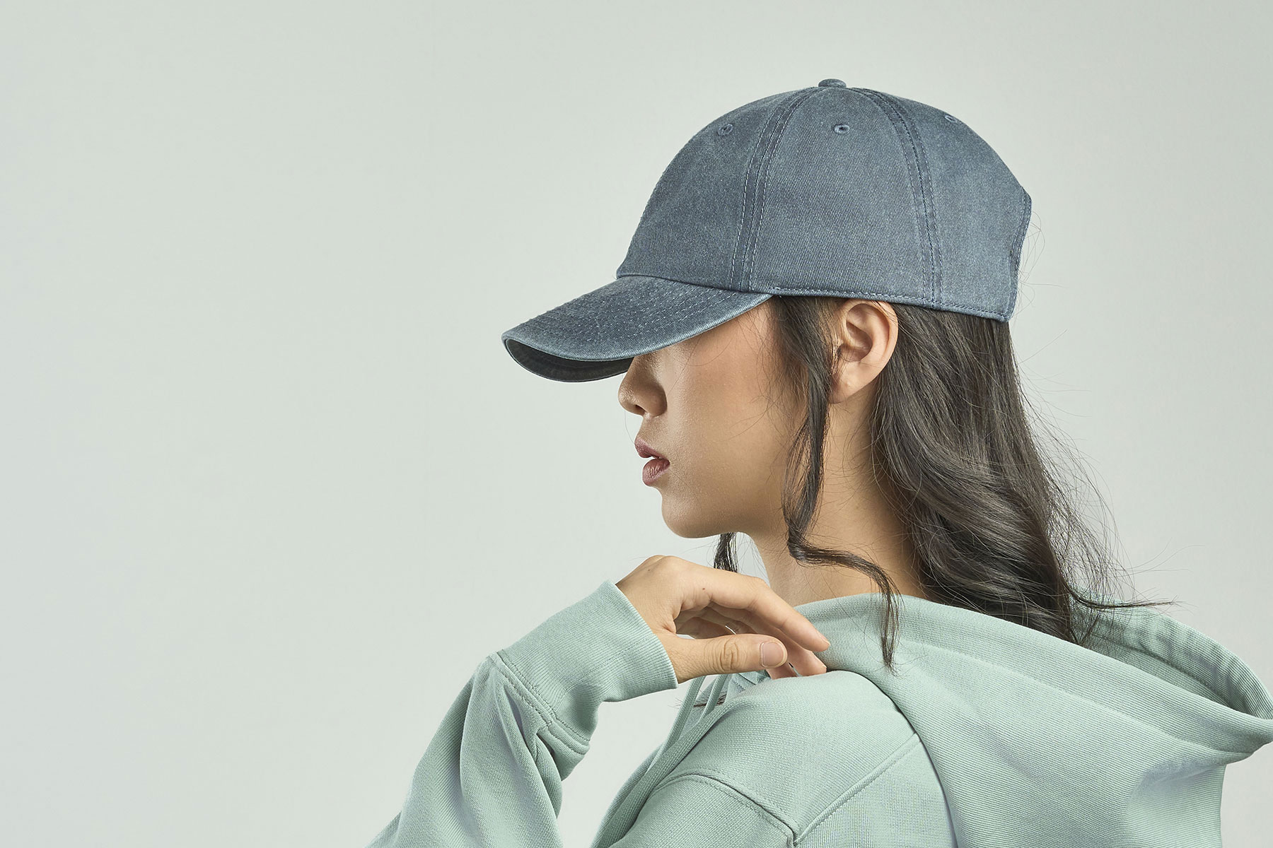 Бейсболка винтажная DIGG, 6 клиньев, металлическая застежка, хаки-2