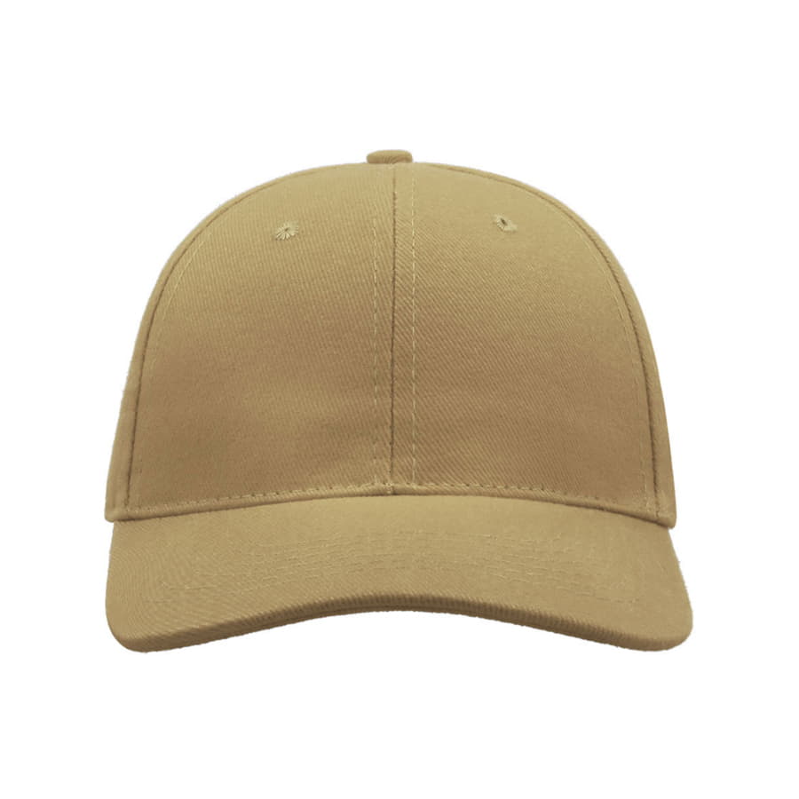 Бейсболка LIBERTY SIX, 6 клиньев, застежка на липучке, бежевый-4