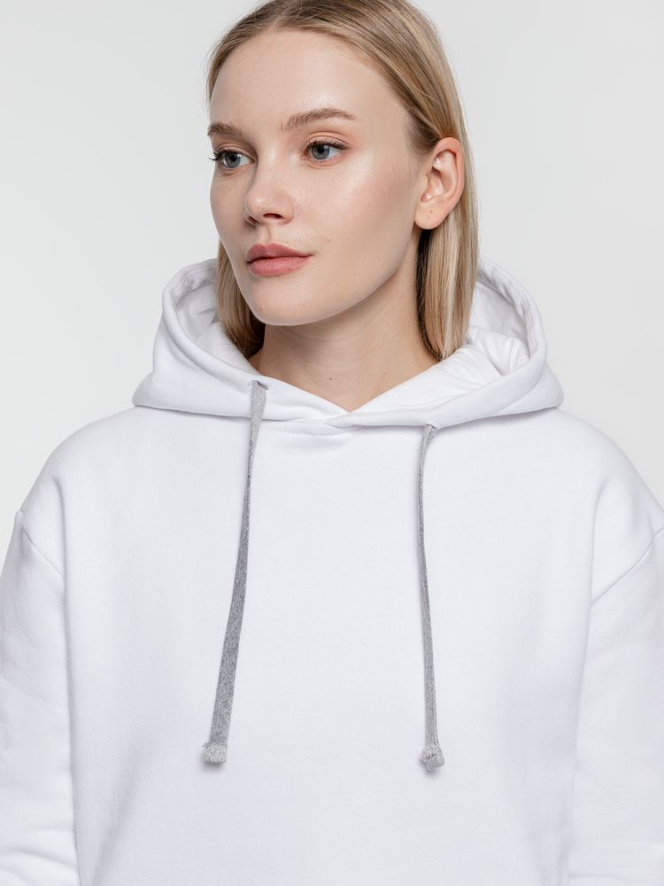 Толстовка с капюшоном Kirenga Heavy, белая (белоснежная)-6