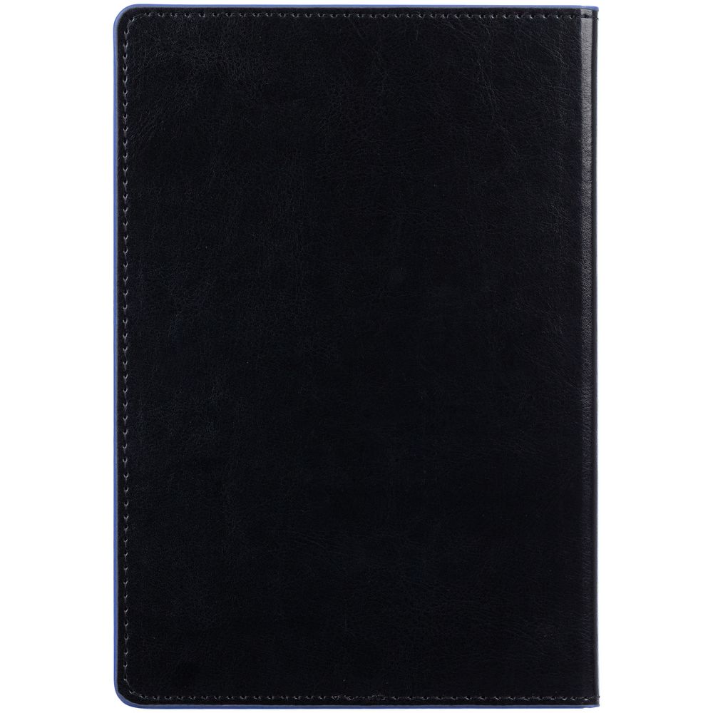 Ежедневник Alanis, недатированный, черный с синим-3