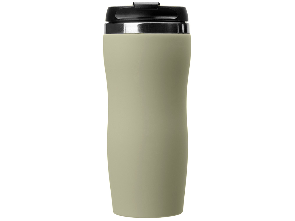 Термокружка Mony Steel 350 мл, soft touch, оливковый-2