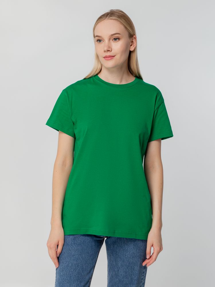 Футболка унисекс T-bolka 140, темно-зеленая-6