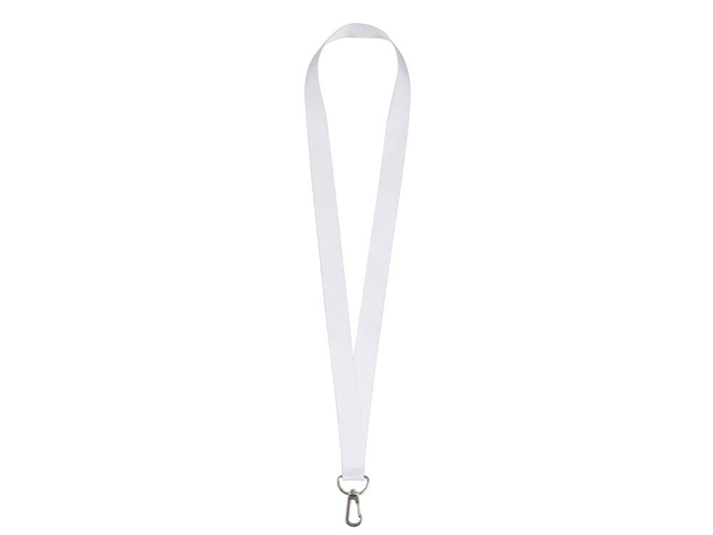 Ланъярд 2 см под сублимацию с трендовым карабином, серебристый-0