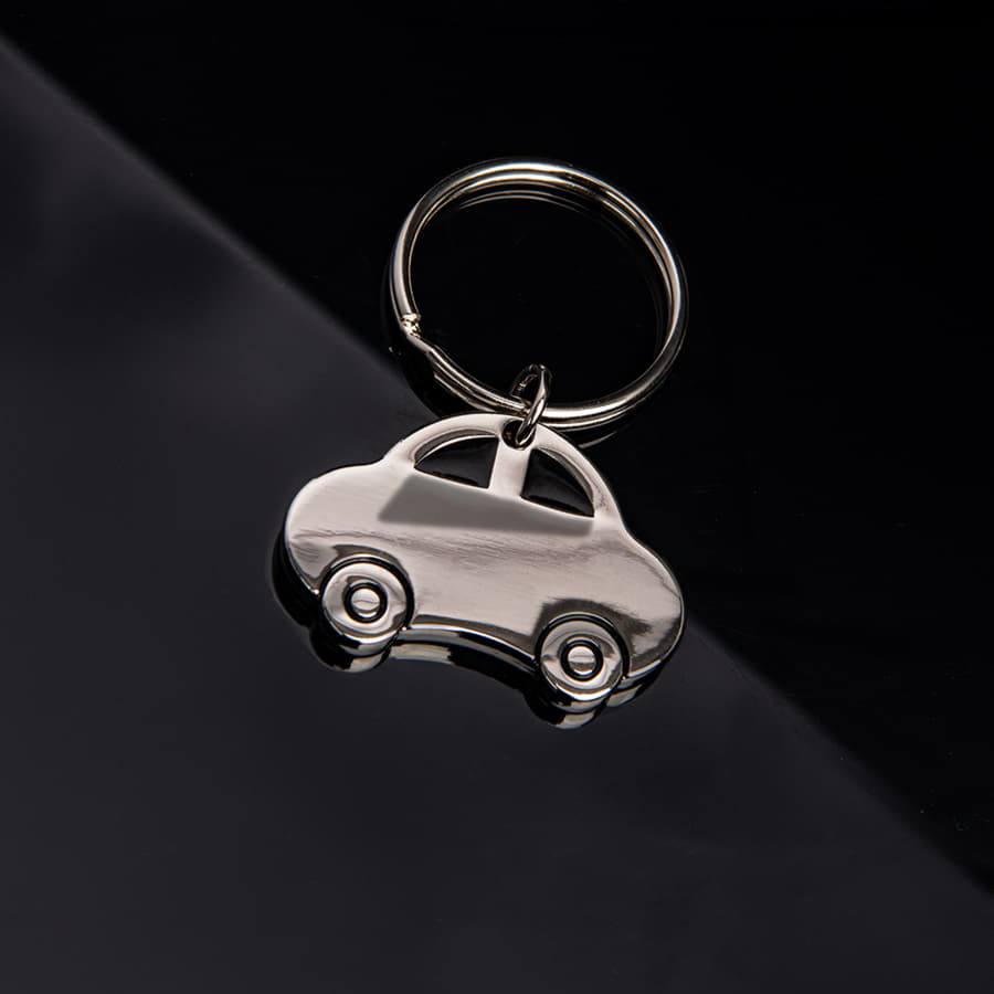 Брелок TITAN AUTO; 4,2 x 3 x 0,4 см; металл, серебристый-3