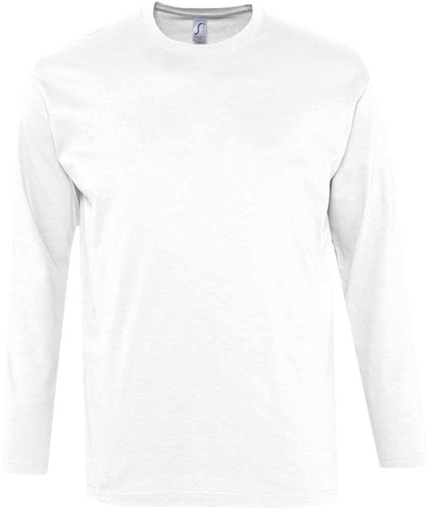 Футболка с длинным рукавом Monarch 150, белая-0