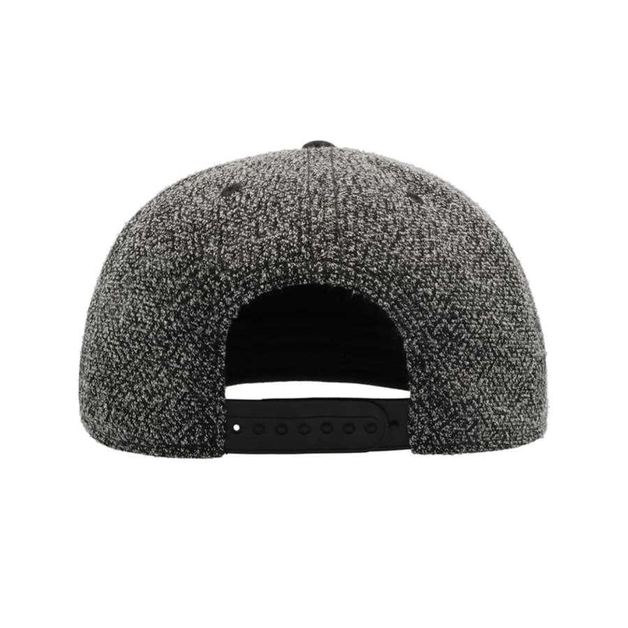 Бейсболка KIK, 6 клиньев, пластиковая застежка, черный-4