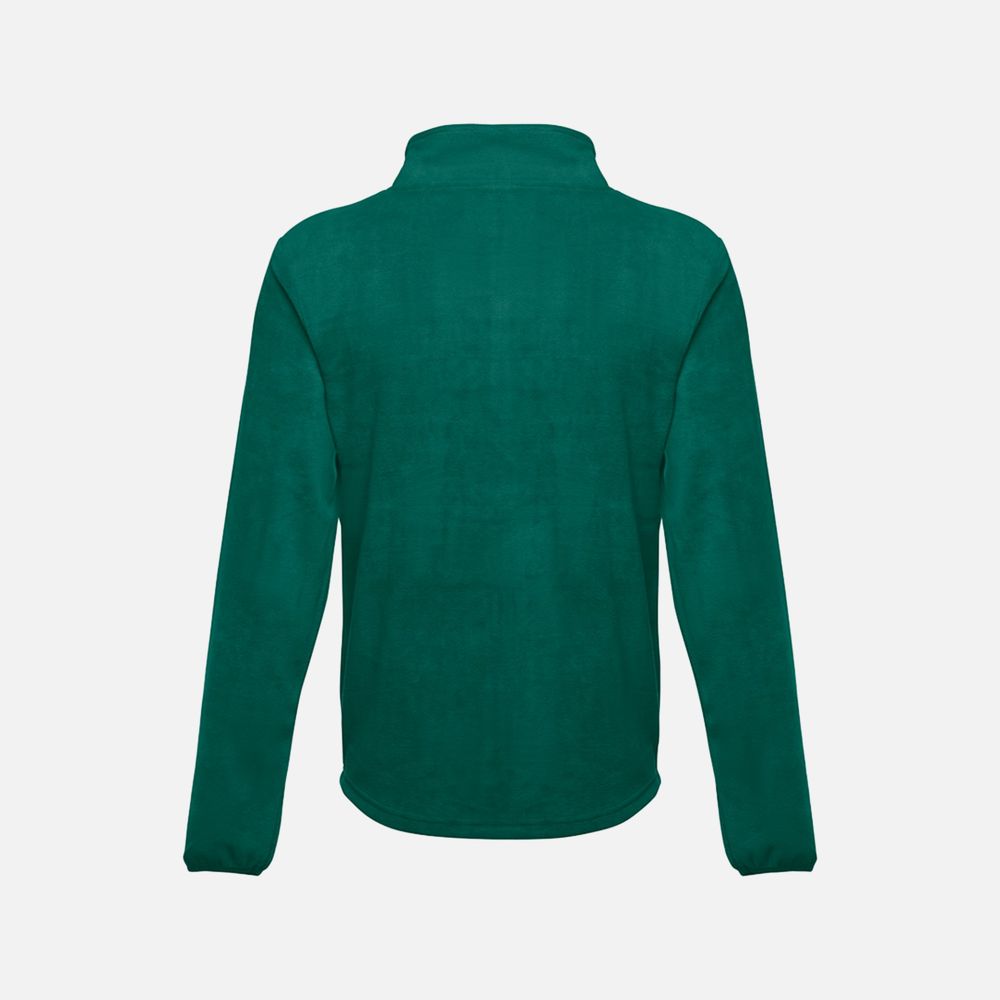 Куртка флисовая мужская Helsinki, темно-зеленая-1