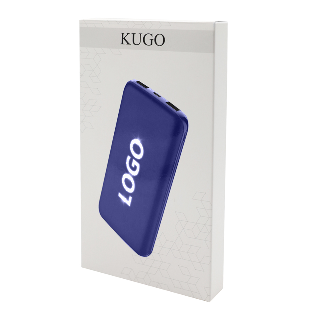 Внешний аккумулятор Kugo, Синий-5