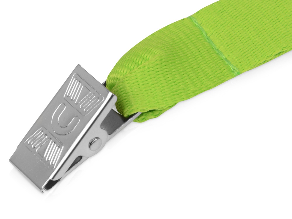 Ланьярд с клипом, зеленое яблоко-1